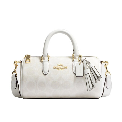 
CoaCH (COACH) women's bag LACEY series classic presbyopia tassel bag handheld pen bag fashionable temperament crossbody bag for girlfriend CK689 Glacier White IMRFF