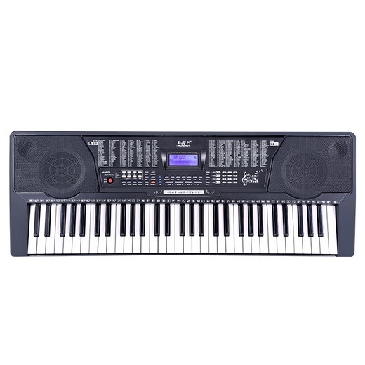 Meirkergr MK-975 61-key piano key multi-function smart electronic keyboard for children, beginner instrument, connected to USB flash drive, mobile phone pad with piano stand