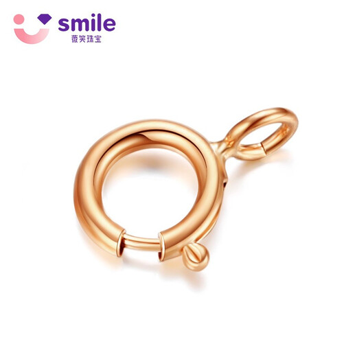 Weixiao Jewelry 18k gold DIY universal buckle gold rose gold bracelet necklace buckle Valentine's Day gift for girlfriend and wife to commemorate K yellow