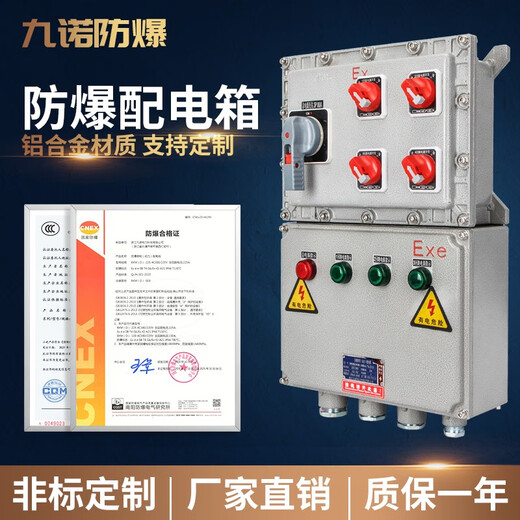 Jiunuo explosion-proof distribution box explosion-proof junction box control box inspection box lighting switch distribution cabinet non-standard customization 3 circuits