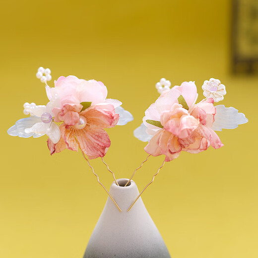 Rongxia ancient style Hanfu headdress hairpin set super fairy step tassel hairpin hair accessories girl hairpin ancient costume hairpin accessories hair accessories complete set