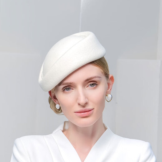 EE 2022 autumn and winter new British retro hat simple and versatile travel beret for women white adjustable