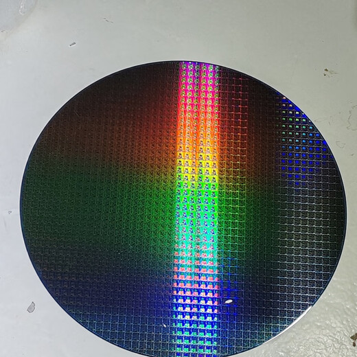 Crystal CPU wafer wafer photolithography integrated circuit chip semiconductor silicon wafer teaching science test 12 inches 04 free acrylic bracket
