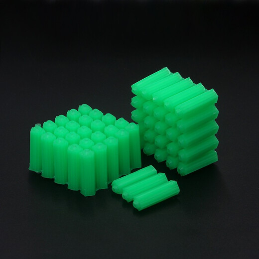 Green plastic expansion tube 6mm8mm expansion screw expansion plug wall plug rubber plug M6 (200 pieces)