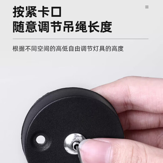 Fanyao LED square light, long pendant light, fluorescent lamp office ceiling installation, special for supermarket office building, engineering light, black shell-white light