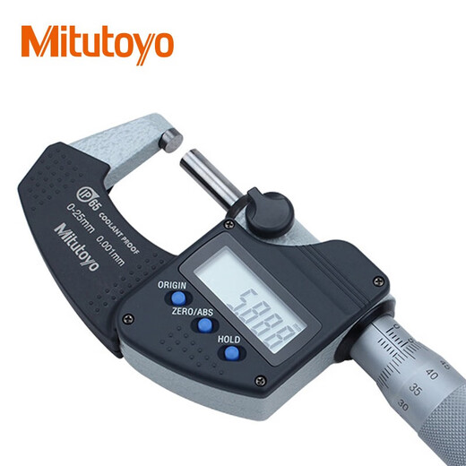 Mitutoyo Japan original imported digital display outer diameter micrometer 0-25mm spiral micrometer 293-240-30/IP65/0-25mm