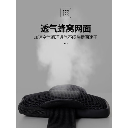 OUDU running mobile phone arm bag outdoor mobile phone bag men's and women's universal arm strap sports mobile phone arm sleeve wrist bag waterproof dark blue under 7 inches