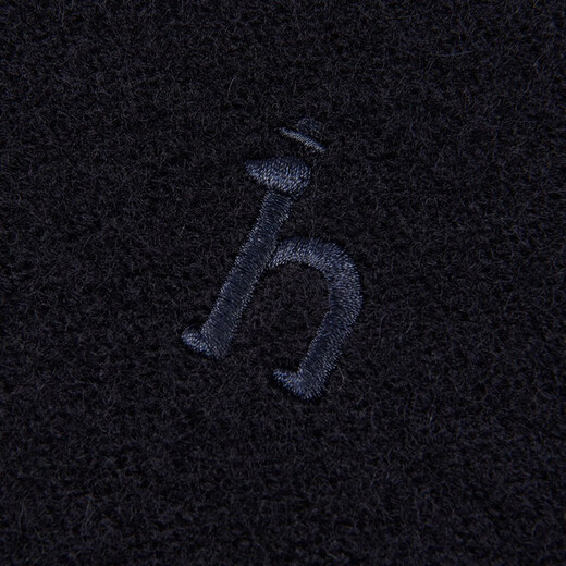 HAZZYS Men's Autumn and Winter Men's Cardigan Warm and Soft Wool Knitted Jacket ABYZD0ADD02 Dark Navy Blue DN M (170/92A 46)