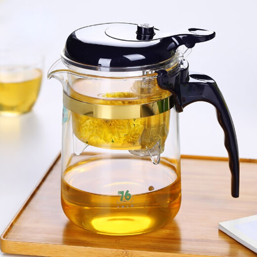 76 tea sets Taiwan brand elegant cup teapot heat-resistant glass tea cup tea ceremony cup quick teapot brewer travel cup liner removable and washable YD-370