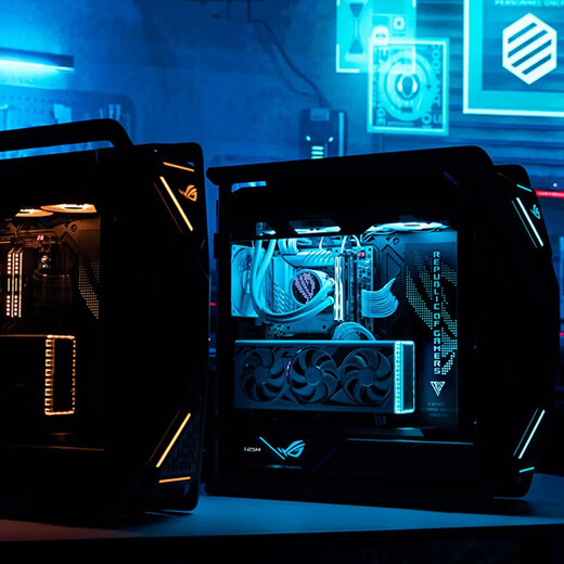 ASUS (ASUS) ROG Family Bucket AMD Thousand Frame Esports 9800X3D 5070TI 5080 Graphics Card 5090 4KDIY Desktop Host Assembly Computer 12 Issues Interest-Free Configuration Four R7 9800X3D/PRIME 5080