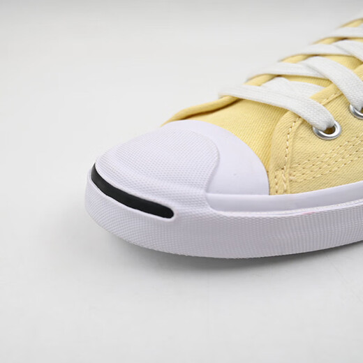 匡威（Converse）男女同款Jack Purcell 开口笑百搭防滑耐磨黄色低帮板鞋 A11964C 37.5