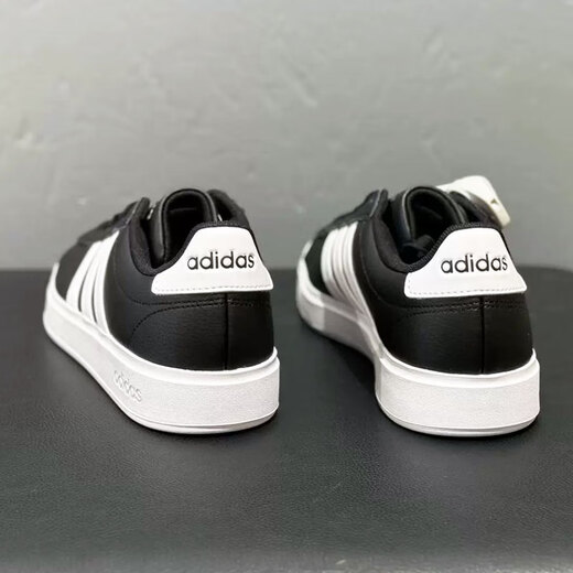 阿迪达斯（adidas）Neo板鞋男鞋女鞋2025秋冬季新款情侣运动鞋复古低帮休闲鞋 GW9196黑色/白 39