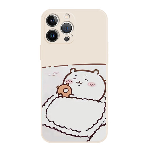 Mei Ten Cent (MSMF) творческий новый симпатичный стиль Chiikawa jii xiaoba Apple Phone Case Ultra-Thin Anti-Fall Lins Lens Lens-Inclusing Liquid Soft Shopective Case, подходящий для пар и женщин [Rude's Cube Antique White] JII-MF11304Y iPhone11pro [Rude's Cube Antiqu
