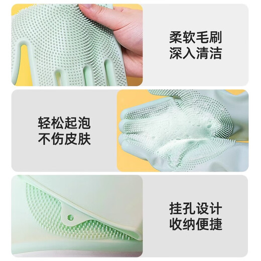 Tianlanghai dog bathing gloves pet cat bathing artifact anti-scratch and bite cat gloves cleaning and bathing supplies 2 pack