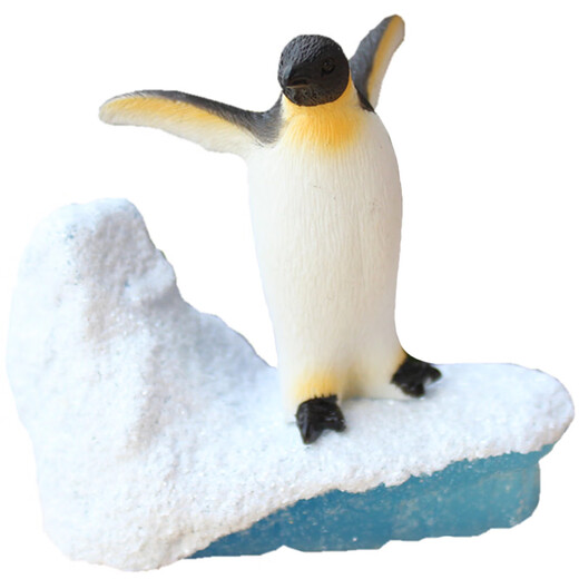 Little penguin ornaments mini simulated animal scenes static cute set cognitive cartoon small doll model toys set of 8 models