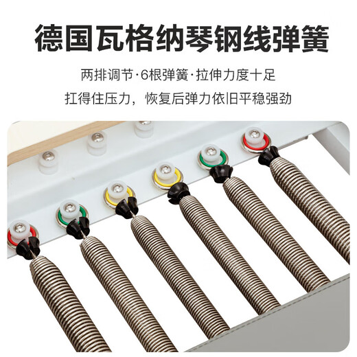 Gather Deren Pilates Equipment Aluminum Alloy Core Bed Folding Yoga Bed Small White Bed Yoga Studio Free Integrated Bed | Standard Model (Domestic Spring + PU Leather) Gray Leather Cover