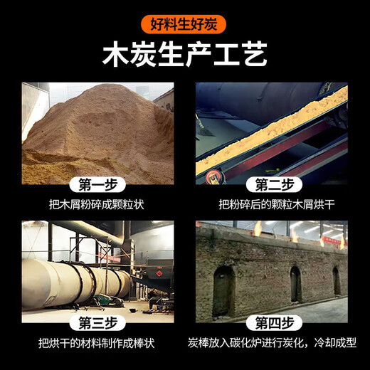 Suncojia charcoal barbecue carbon smokeless fruit charcoal strip hollow wood charcoal hot pot charcoal grill heating charcoal 5Jin Jin is equal to 0.5kg