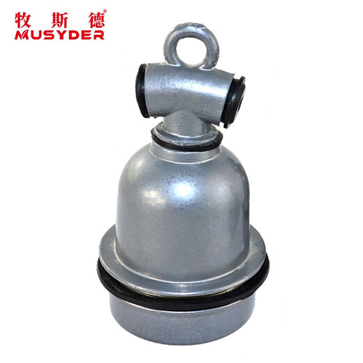 Mushide lamp holder ceramic waterproof lamp holder small tee thickened high temperature resistant ceramic chandelier screw E27 high power household farm lamps shipped after disinfection ceramic lamp holder (waterproof and high temperature resistant)