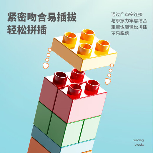 Beimuxing building blocks large particle assembly compatible with Lego early education children's toys boys and girls three-dimensional assembly birthday gift