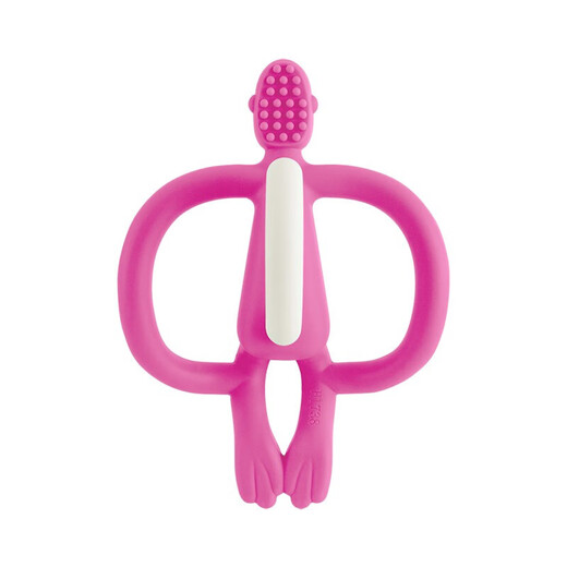 MATCHSTICK MONKEY Discount purchase British Match Monkey Oral Teether, antibacterial silicone material, baby soothing chews, orange with final payment, 1 pack + 8 gifts