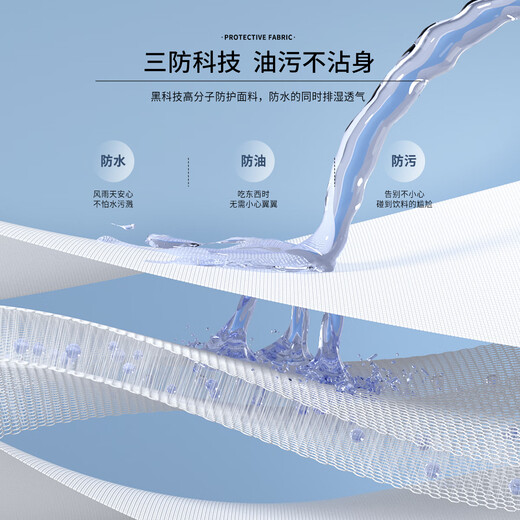 Shanshan three-proof fabric jacket men's spring and autumn business casual smooth anti-wrinkle stand-up collar top windproof warm jacket dark blue L 175/92A