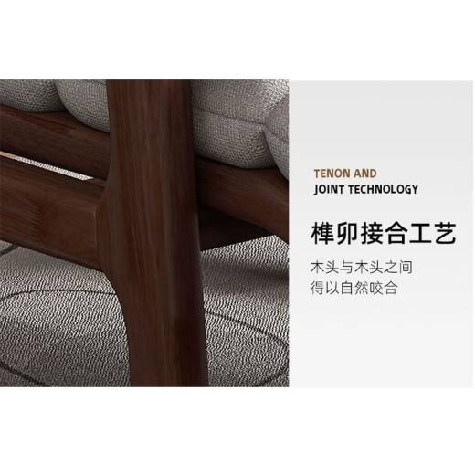 Fanzhen all-solid wood lazy rocking chair that can lie down and sit for a nap, balcony bedroom, single leisure chair for the elderly, supporting small coffee table, delivery to home, installation package [for elders]