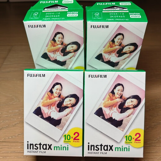 Fujifilm Fujifilm instax mini12/7c/25/11/9/90 white edge photo paper film 20 sheets in a box SF Express