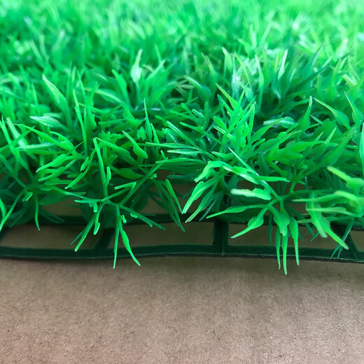 Win the show, simulated plant wall, green plant wall background wall, green simulated plant mall advertising door head artificial decoration, four-headed grass 40*60CM without decoration one piece