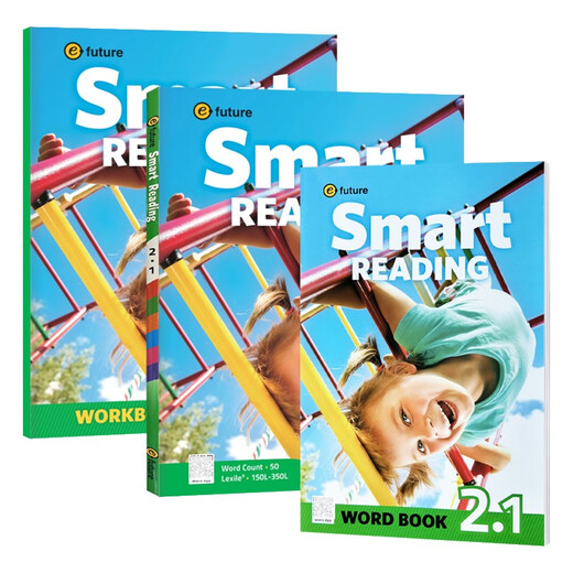 Original imported children's English smart reading123456 level Short-term reading courses for winter and summer vacations Word volume accumulation Reading and writing graded reading student textbooks Level 2.1 level