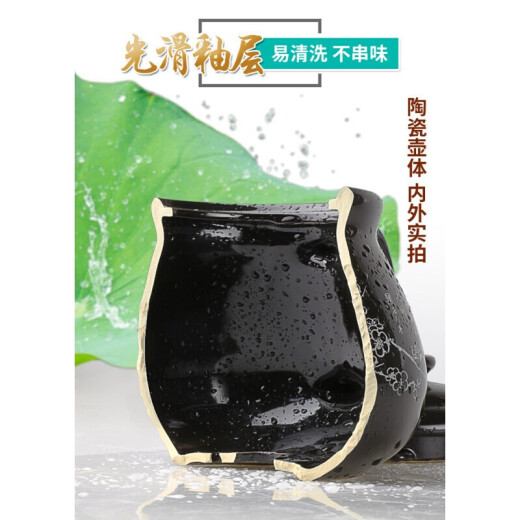 Traditional Chinese medicine, Chinese medicine, electric cooker, casserole, casserole, medicine cooker, automatic herbal tea, traditional electric kettle, stew pot, ceramic jar, earthen pot, electric medicine, 2L stainless steel heating element, heat preservation, remaining 120ML
