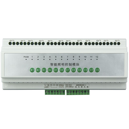 12-way intelligent switch controller module power supply lighting centralized wireless network remote programming lighting panel ordinary type without display