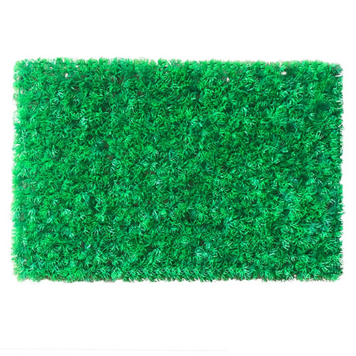 Win the show, simulated plant wall, green plant wall background wall, green simulated plant mall advertising door head artificial decoration, four-headed grass 40*60CM without decoration one piece