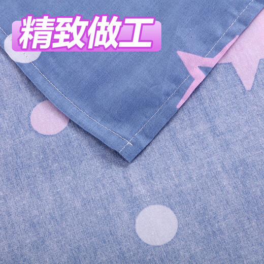 Thick bed sheet single piece pure cotton twill 1.5m 1.8m2.0 double bed single dormitory sheet 100% cotton light purple dandelion 1.8m bed 2.5x2.3m