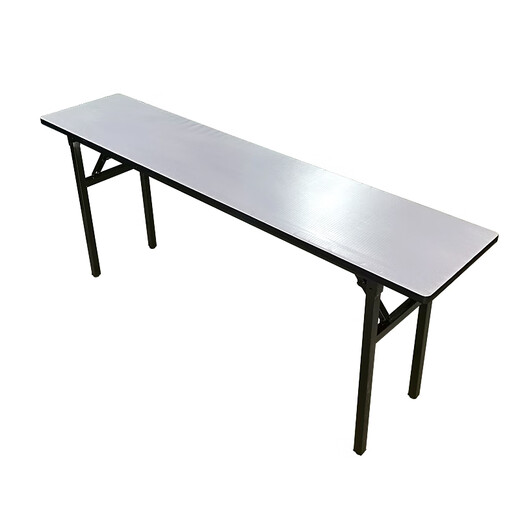 Yuanliang long narrow table hotel conference training room folding table soft bag with sponge soft rubber strip edge long strip IBM table 140*45*75