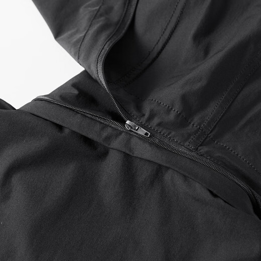 JEEP Jeep Spring and Autumn Vest Men's Korean Style Trendy Sports Removable Hooded Jacket Men's Spring Sleeveless Vest Large Size Vest Casual Vest Jacket Black Thin L