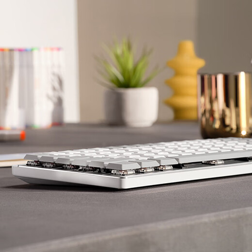 Logitech Logitech Master Series MX Mechanical/mini wireless Bluetooth mechanical keyboard notebook desktop computer office game mx mini MAC version - black single light blue axis