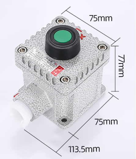 German quality customization explosion-proof control button LA53-2H explosion-proof switch box la53-1j explosion-proof emergency stop button LA53-1 emergency stop with protective cover