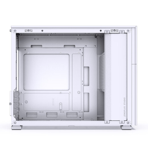 乔思伯（JONSBO）松果D31 MESH版白色 MATX机箱（双360冷排/ATX电源/Type-c Gen2 10Gbps+/垂直风道/长显卡）