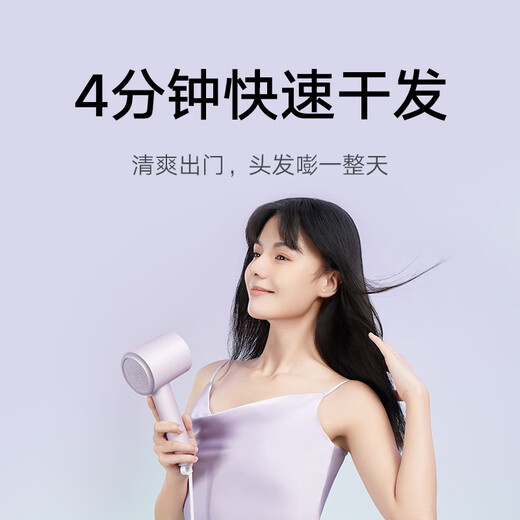 Mijia Xiaomi Hair Dryer Quick-drying Hair Dryer H301 Mist Purple Negative Ion Hair Care Recommended Birthday Gift for Girlfriend