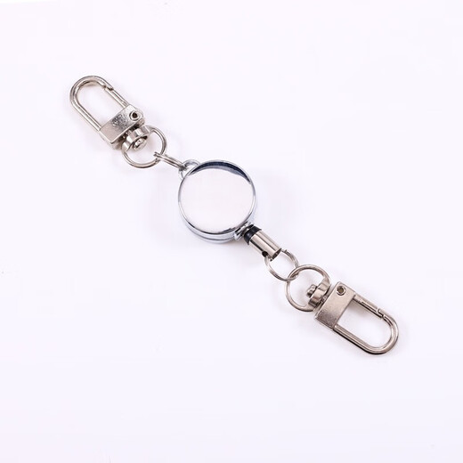 
Kafus Small 2.0 All Metal Retractable Cuff Two-End Double Cuff Easy-Tight Cuff Zinc Alloy Easy-Tight Card Cuff Cuff Cuff Cuff Card Extension Cuff Double Keychain Accessories Customizable Drop Shape 9922 Gold Retractable Cuff + Smiley 1