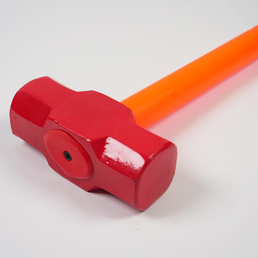 Hasdick long-handled large hammer octagonal hammer decoration hammer chisel wall hammer iron hammer with handle octagonal hammer 16 pounds