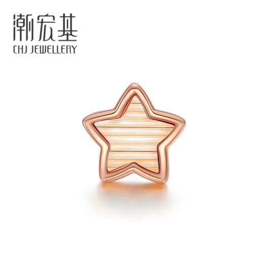 Chao Acer CHJJEWELLERYFUN fun star hat bell 18K gold color gold single earring EEK30007936 star single earring