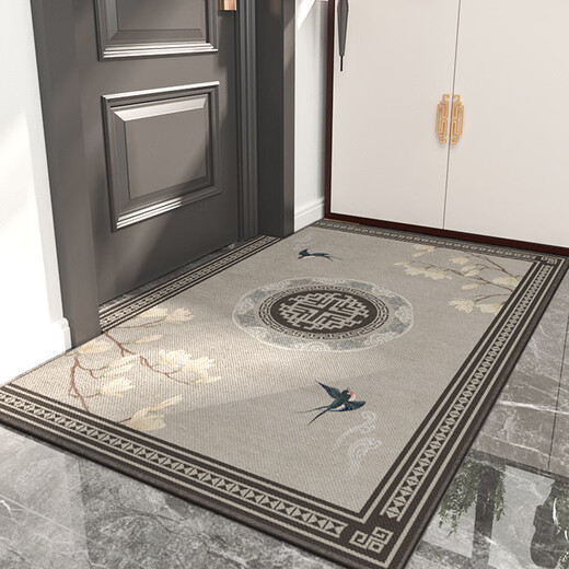 Gudie Chinese door entry door floor mat entry door mat entry anti-slip mat home entrance door auspicious clouds - red 180 180cm shape