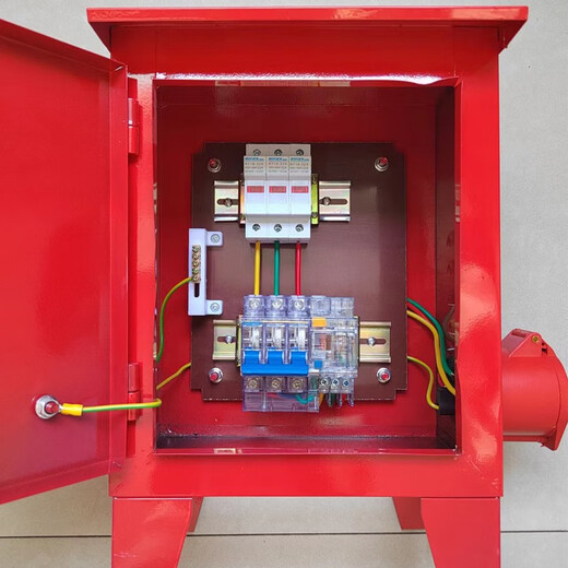 Construction site box mobile box temporary explosion-proof socket three-level distribution box one machine one gate leakage outdoor 220V/380V 380V-1