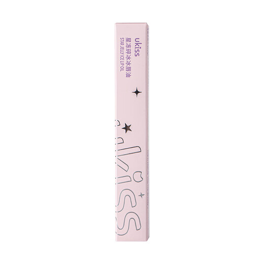 Ukiss Transparent Watery Lip Oil 2ml #01 White Peach Qinshui Mirror Essence Moisturizing Lip Glaze Lip Gloss Birthday Gift
