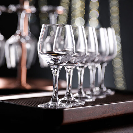 Dongli hand-made IOS national standard white wine glass crystal glass white wine tasting cup 50ml tulip tasting cup goblet sommelier special wine glass smelling cup 6 white wine tasting cups with label on the bottom of the cup