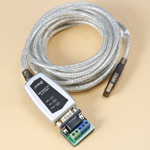 DTECH usb to rs422/485 converter com serial communication module conversion line rs485/422 to usb 1.2 meters-DT5019