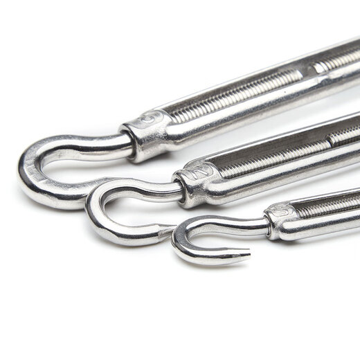 Jinggong 304 stainless steel flower basket screw tensioner wire rope tightener rope tightener turnbuckle bolt M20UU type
