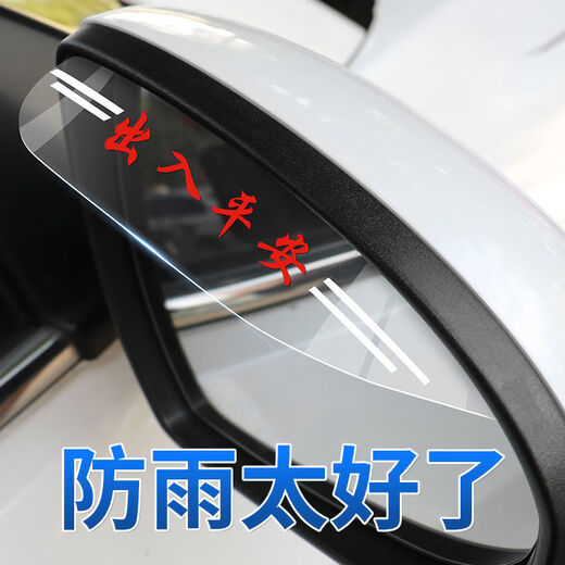 Litian is suitable for Nissan Classic Sylphy 21 X-Trail Qashqai rearview mirror rainproof eyebrow Liwei Tiida sunshine and rain shield (one pair)