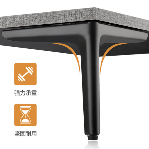 Lailiwei thickened supporting feet sofa feet TV cabinet feet coffee table legs shoe cabinet increased bedside table feet metal supporting legs cabinet feet matte black 12CM/support